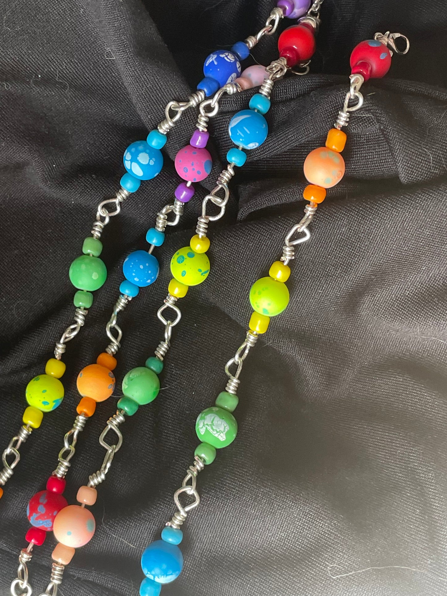 Colorful “my future is bright” beads