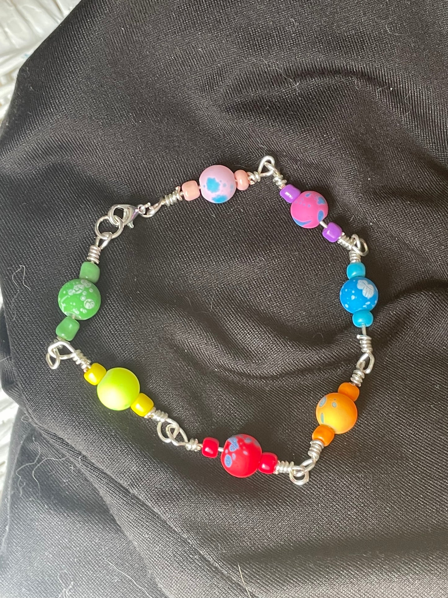 Colorful “my future is bright” beads