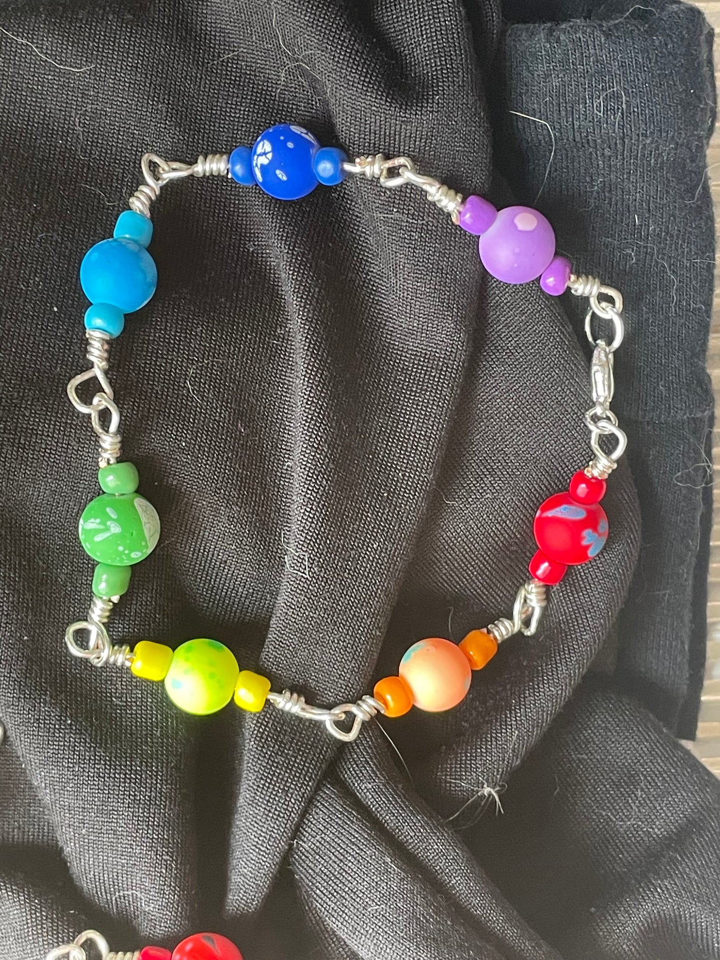 Colorful “my future is bright” beads