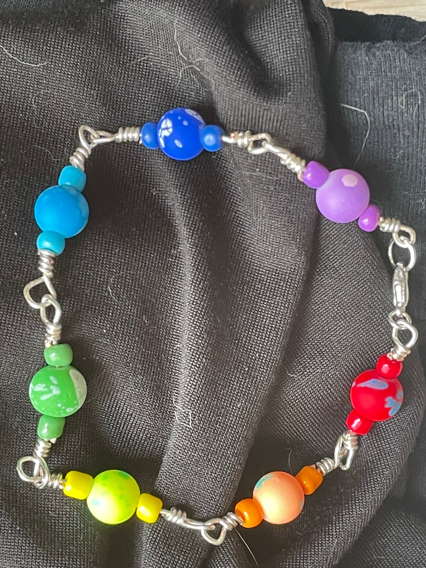 Colorful “my future is bright” beads