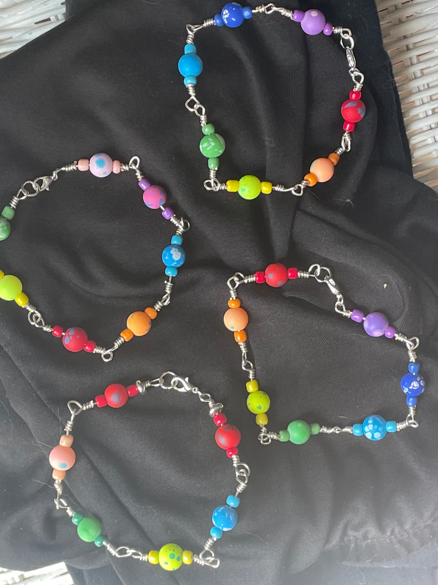 Colorful “my future is bright” beads